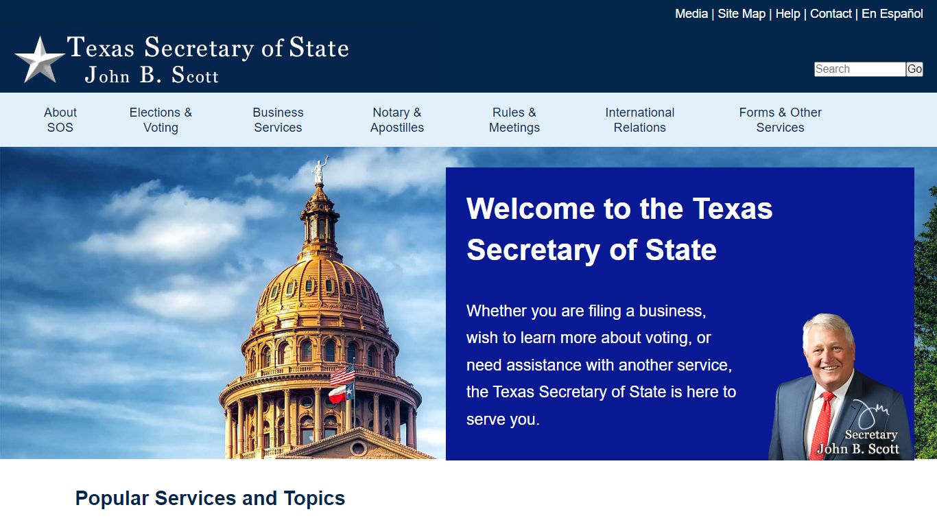 Texas Secretary of State